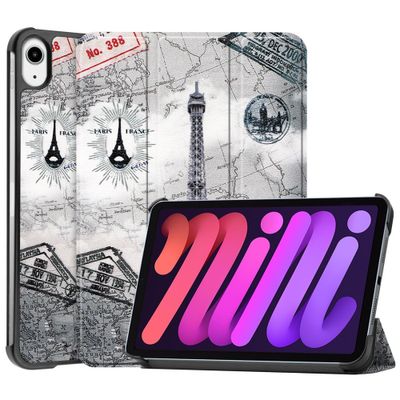3-Vouw sleepcover hoes - iPad Mini 6 (2021) - Eiffeltoren