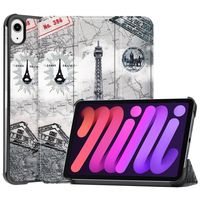 3-Vouw sleepcover hoes - iPad Mini 6 (2021) - Eiffeltoren