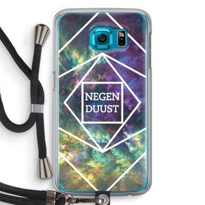 Negenduust ruimte: Samsung Galaxy S6 Transparant Hoesje met koord