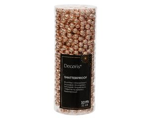 Kralenslinger plc d0.8l1000 cm rose kerst - Decoris