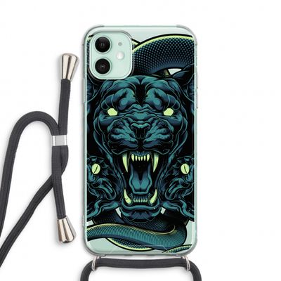 Cougar and Vipers: iPhone 11 Transparant Hoesje met koord