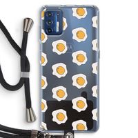 Bacon to my eggs #1: Motorola Moto G9 Plus Transparant Hoesje met koord