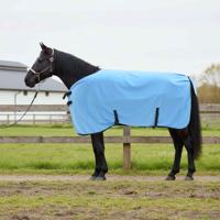 VidaXL Paardendeken volledige aqua polyester