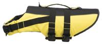 TRIXIE ZWEMVEST GEEL / ZWART S 42-66X35 CM