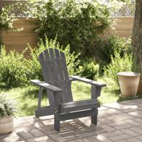 Stoel Adirondack 69x85x90,5 cm massief vurenhout grijs