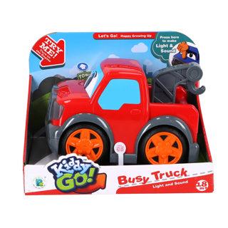 Pic Kiddygo auto k up truck 19 cm met licht en geluid rood