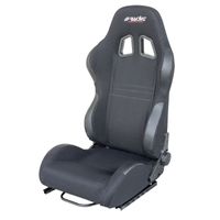 Simoni Racing Sportstoel Jenson - Zwart - Dossier régable (recto-verso) - incl. sledes SRS1N