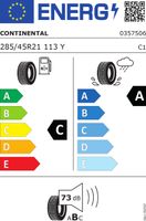 Continental Sc-5 seal* xl fr 285/45 R21 113Y 28545YR21TCSC5CSXL