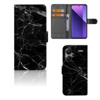 Xiaomi Redmi Note 13 Pro Plus | Bookcase | Marmer Zwart - Origineel Cadeau Vader