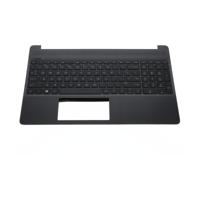 HP laptop toetsenbord qwerty us + top cover - grijs
