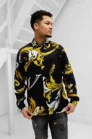 Versace Jeans Couture All Over Baroque Blouse Heren Zwart - Maat 52 - XL - Kleur: GoudZwart | Soccerfanshop