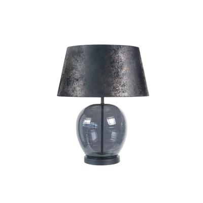 Highlight TafellampApple zwart met smoke glas Ø 45cm - T1343.01 + O4455.21