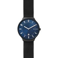 Horlogeband Skagen SKW6461 Staal Zwart 18mm