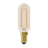 LED volglas Filament Buismodel 220-240V 3,5W 250lm E14 T25x85, Goud 2100K Dimbaar - Calex