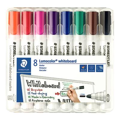Whiteboardmarker staedtler lumo 351 8st ass | 5 stuks