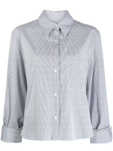 TWP chemise en coton à rayures - Blanc