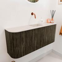 Toiletmeubel Mondiaz Joya Dlux | 103.2 cm | Meubelkleur Shadow | Faye wastafel Meli Wasbak Midden | Zonder kraangat(en) Toiletmeubel Mondiaz Joya Dlux | 103.2 cm | Meubelkleur Shadow | Faye wastafel Meli Wasbak Midden | Zonder kraangat(en)