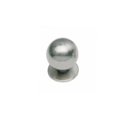 Meubelknop ø 30 mm bol nikkel mat