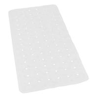 Gerimport Badmat - anti slip - wit - 36 x 76 cm - thumbnail