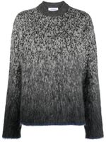 Off-White pull à motifs Arrow en intarsia - Gris