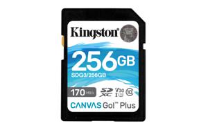 Kingston Canvas Go! Plus SDXC 256 GB geheugenkaart UHS-I U3, Class 10, A2