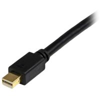 StarTech.com 1,8 m lange Mini DisplayPort-naar-DVI-adapterconverterkabel Mini DP-naar-DVI 1920x1200 zwart - thumbnail