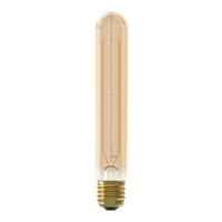 LED volglas LangFilament Buismodel 220-240V 4.5W 470lm E27 T32x185, Goud 2100K Dimbaar - Calex