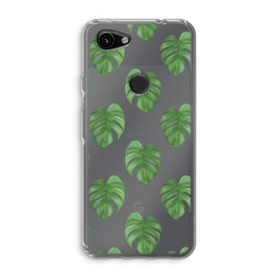 Monstera leaves: Google Pixel 3a Transparant Hoesje