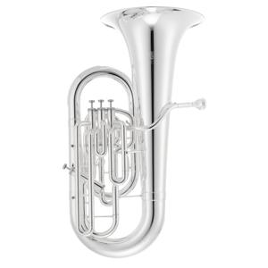 Jupiter JTU1020S Eb tuba (3/4 formaat, 3+1 ventielen, verzilverd)