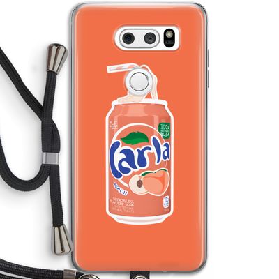 S(peach)less: LG V30 Transparant Hoesje met koord