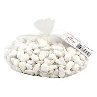 8x zakjes witte kiezelsteentjes 1x kilo