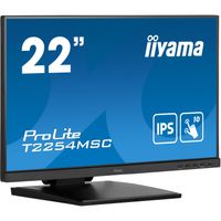 iiyama ProLite T2254MSC-B1AG ledmonitor Touch, HDMI, DisplayPort, USB, Audio