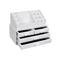 Make-up organizer van acryl, Wit