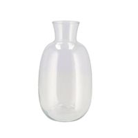 DK Design Bloemenvaas Mira - fles vaas - transparant glas - D21 x H37 cm - Vazen - thumbnail