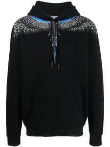 Marcelo Burlon County of Milan hoodie à imprimé Grizzly Wings - Noir