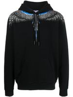 Marcelo Burlon County of Milan hoodie à imprimé Grizzly Wings - Noir