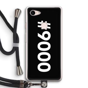 #9000: Pixel 3 Transparant Hoesje met koord
