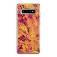 Eternal Fire: Samsung Galaxy S10 Plus Transparant Hoesje