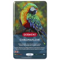 Chromaflow kleurpotlodenset derwent (12 stuks)