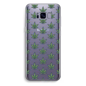 Weed: Samsung Galaxy S8 Plus Transparant Hoesje