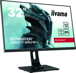 Iiyama G-MASTER Red Eagle GB3271QSU-B1 Gaming monitor Energielabel F (A - G) 80 cm (31.5 inch) 2560 x 1440 Pixel 16:9 1 ms Hoofdtelefoonaansluiting IPS LED