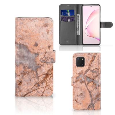 Samsung Note 10 Lite | Bookcase | Marmer Oranje