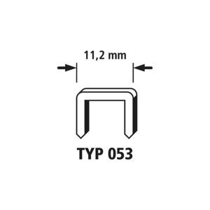 Wolfcraft 7028000 Nieten met brede rug Type 53 4000 stuk(s) Afm. (l x b) 6 mm x 11.2 mm