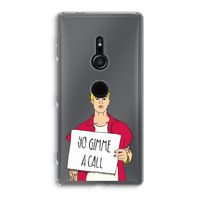 Gimme a call: Sony Xperia XZ2 Transparant Hoesje