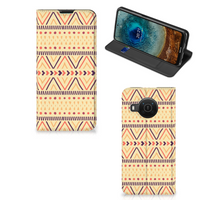 Nokia X20 | X10 Hoesje met Magneet Aztec Yellow - thumbnail