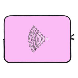 Home Is Where The Wifi Is: Laptop sleeve 13 inch