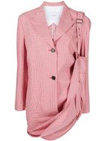 pushBUTTON robe en coton à carreaux - Rouge pushBUTTON robe en coton à carreaux - Rouge