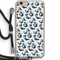 Zeemeermin: iPhone 6 PLUS / 6S PLUS Transparant Hoesje met koord Zeemeermin: iPhone 6 PLUS / 6S PLUS Transparant Hoesje met koord