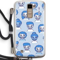 Gezichtjes: LG K10 (2016) Transparant Hoesje met koord