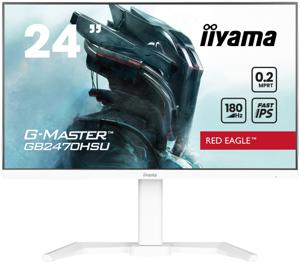 Iiyama G-MASTER Red Eagle GB2470HSU-W6 Gaming monitor Energielabel E (A - G) 60.5 cm (23.8 inch) 1920 x 1080 Pixel 16:9 0.2 ms HDMI, DisplayPort, Hoofdtelefoon